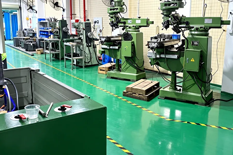 Tooling and mold workshop with milling and EDM machines